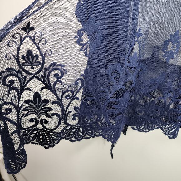 Maurices Womens Lace Kimono Blouse Dainty Boho Bell Sleeve XXL Romantic Hippie - Picture 7 of 12